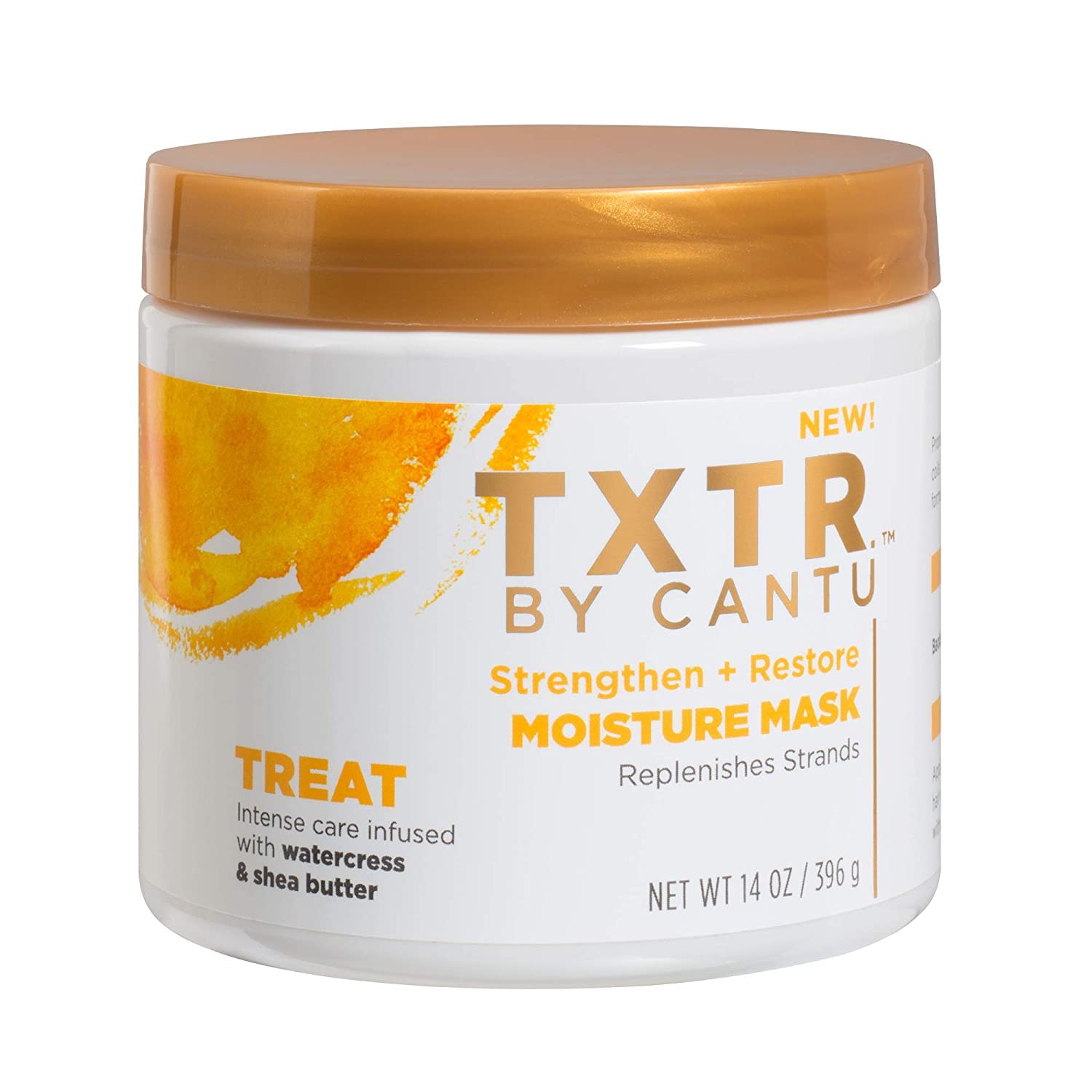 Lavender Cantu Txtr By Treat Strengthen + Restore Moisture Mask - 14oz, 14 Oz