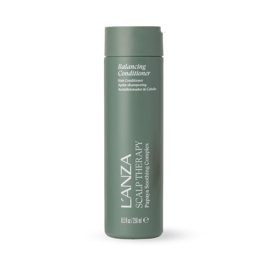 Slate Gray L'ANZA Scalp Therapy Balancing Conditioner For Oily Hair & Sensitive Scalps, Soothes Dryness, Moisturizing, Removes Buildup, Anti-Flake Treatment for Hair Growth, Color Safe Sulfate Free (10.1 Fl Oz)