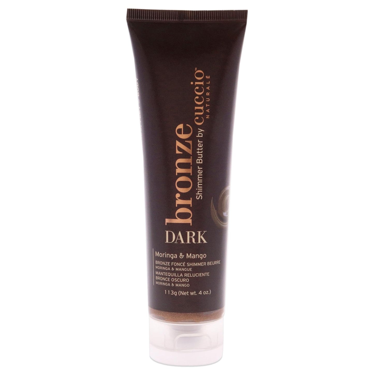 White Smoke Cuccio Naturale Bronze Dark Shimmer Butter - Moringa and Mango Bronzer Women 4 oz