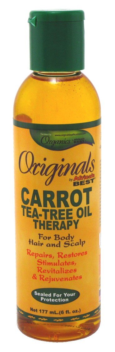 White Smoke Africa's Best Orig Carrot & Tea Tree Oil 6 Ounce (Pack of 2)