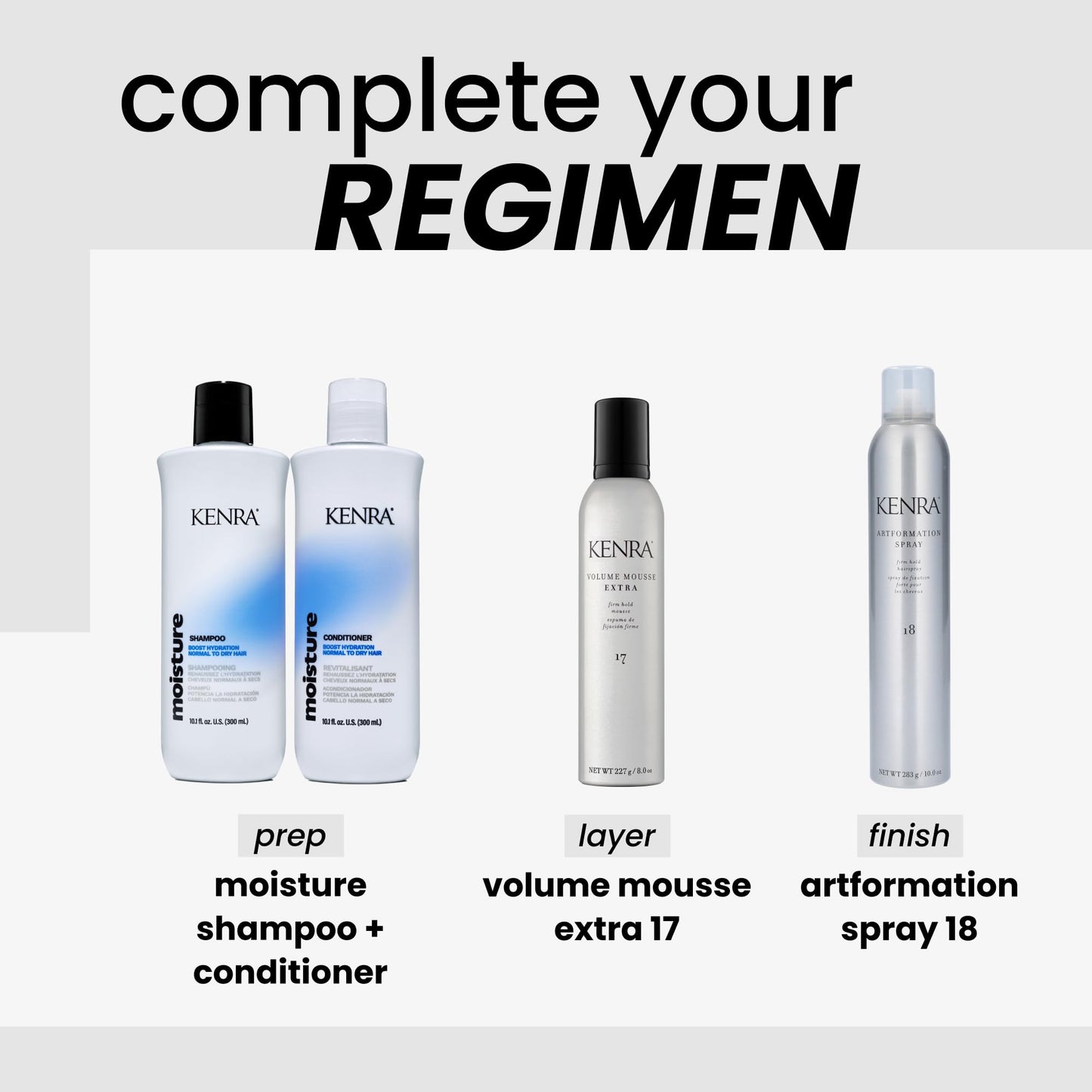 White Smoke Kenra Professional Artformation Spray 18 50% | Firm Hold Hairspray | Volume & Styling Control | Fast-dying Formula| All Hair Types | 10 oz