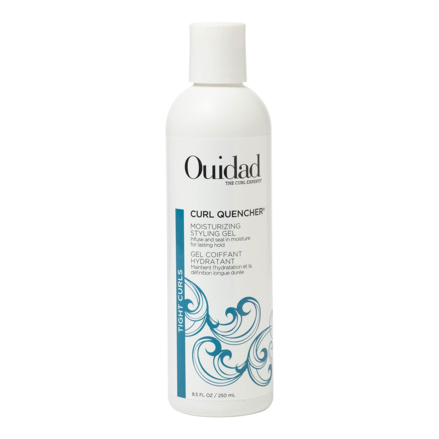 Lavender Ouidad Curl Quencher Moisturizing Styling Gel - 8.5 fl oz, Bouncy, Soft & Defined Curls, On-The-Go Style Refresher, Frizz Control, Curl Defining Gel, Flexible Lasting Hold, For Tight Curls