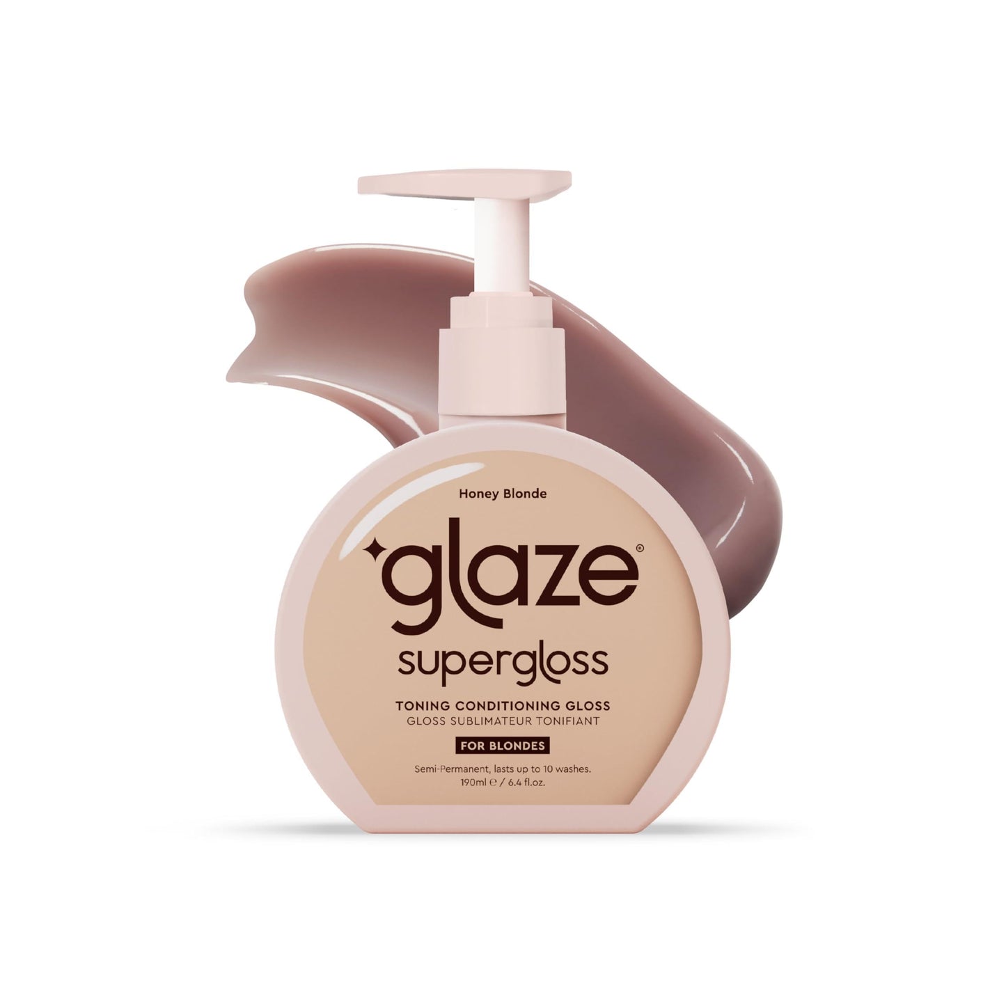 White Smoke Glaze Super Gloss Color Conditioning Gloss – Honey Blonde for Medium to Dark Blonde Hair – Rinse Out Semi-Permanent Hair Gloss that Enhances Color and Boosts Shine & Hydration