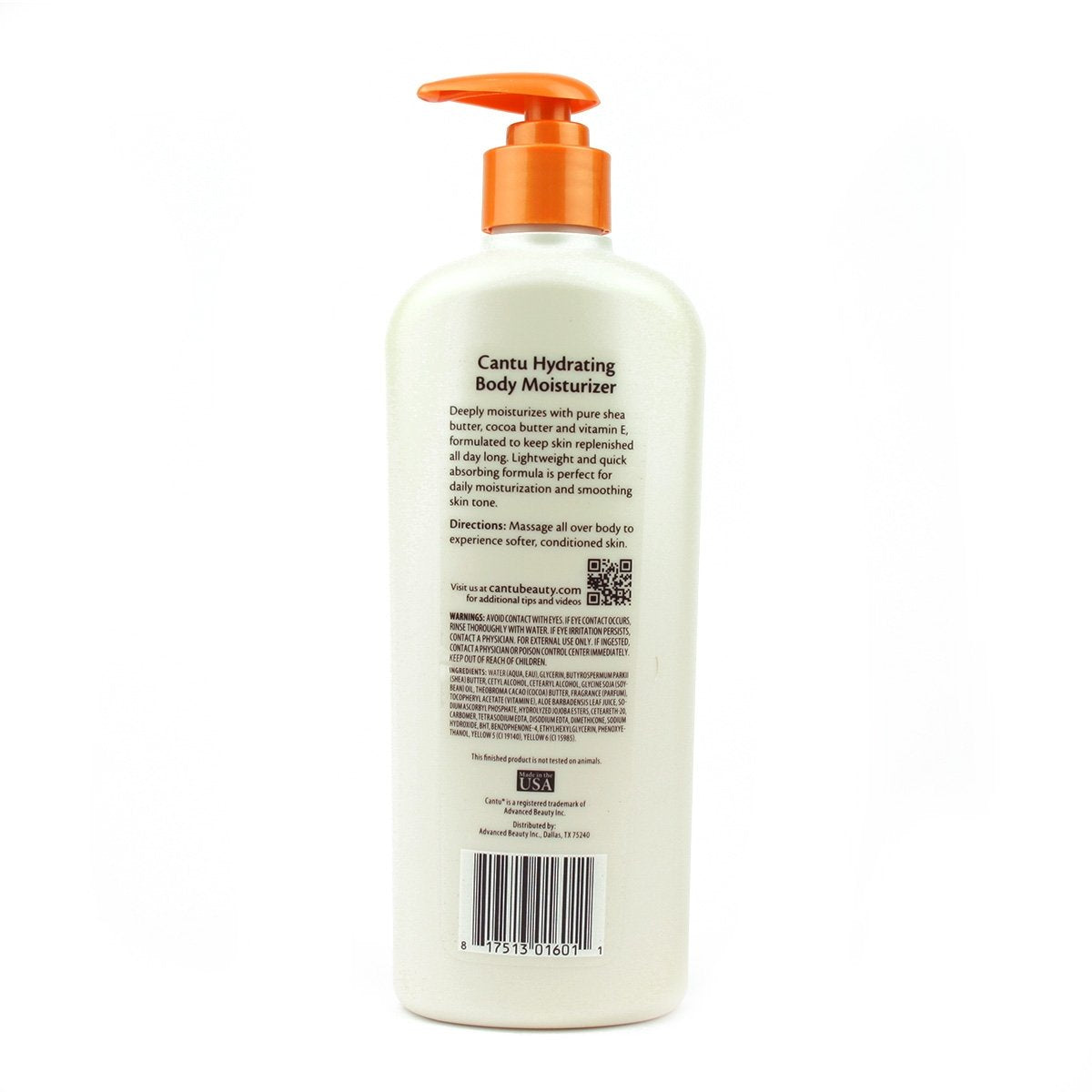 Antique White Cantu Hydrating Body Moisturizer, 16.0 Fl Oz