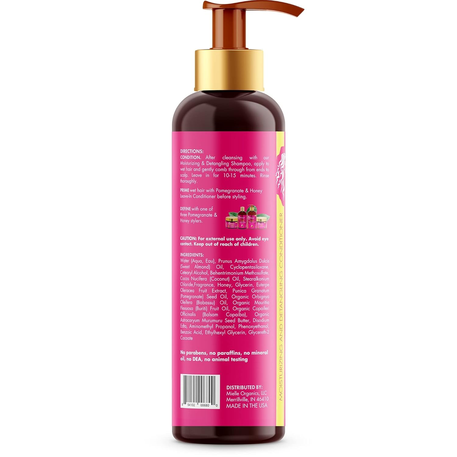White Smoke Mielle Organics Pomegranate & Honey Twin Pack (Shampoo & Conditioner)