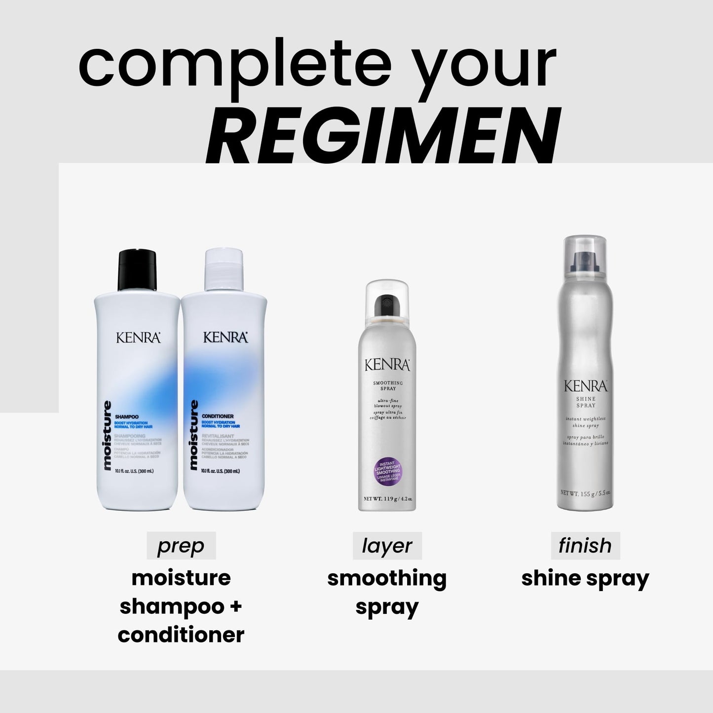 White Smoke Kenra Professional Smoothing Spray | Ultra-Fine Blowout Spray | Heat Protectant | Provides Instant Smoothing For Fine To Medium Hair | Up to 3 Days of Frizz Control | Humidity Resistance | 4.2 oz.