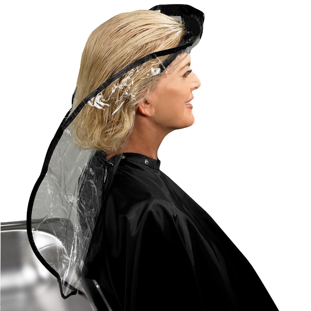 White Smoke Betty Dain Hair Funnel For Upright Position Washing/Shampooing, Comfortable Alternative for Elderly, Handicapped, or Individuals With Neck Problems, Diverts Water into Bowl or Sink