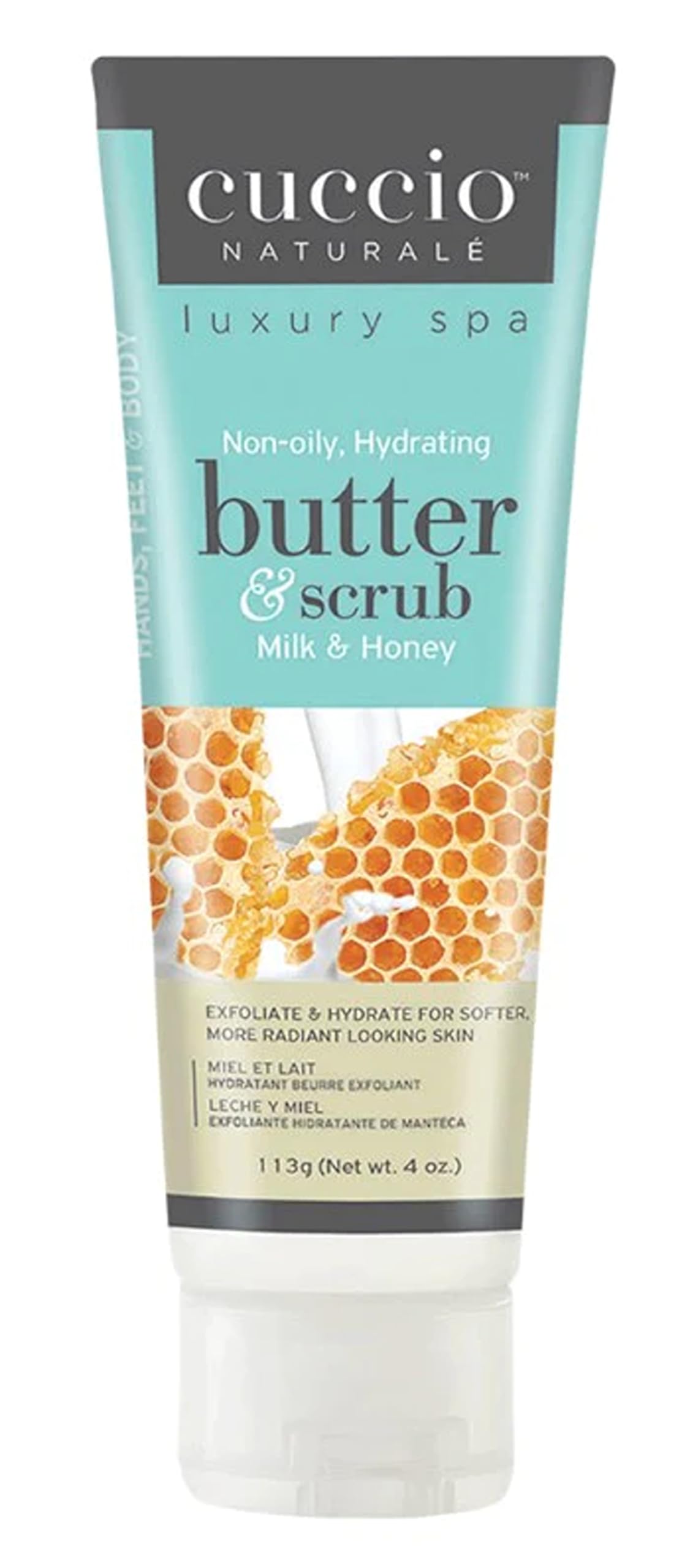 White Smoke Cuccio Naturale Butter And Scrub Essentials Kit - Provides An Intense Hydrating Treatment For Silky Smooth Skin - Exfoliating Formula High In Vitamins A And E - Vanilla Bean And Sugar - 2 Pc