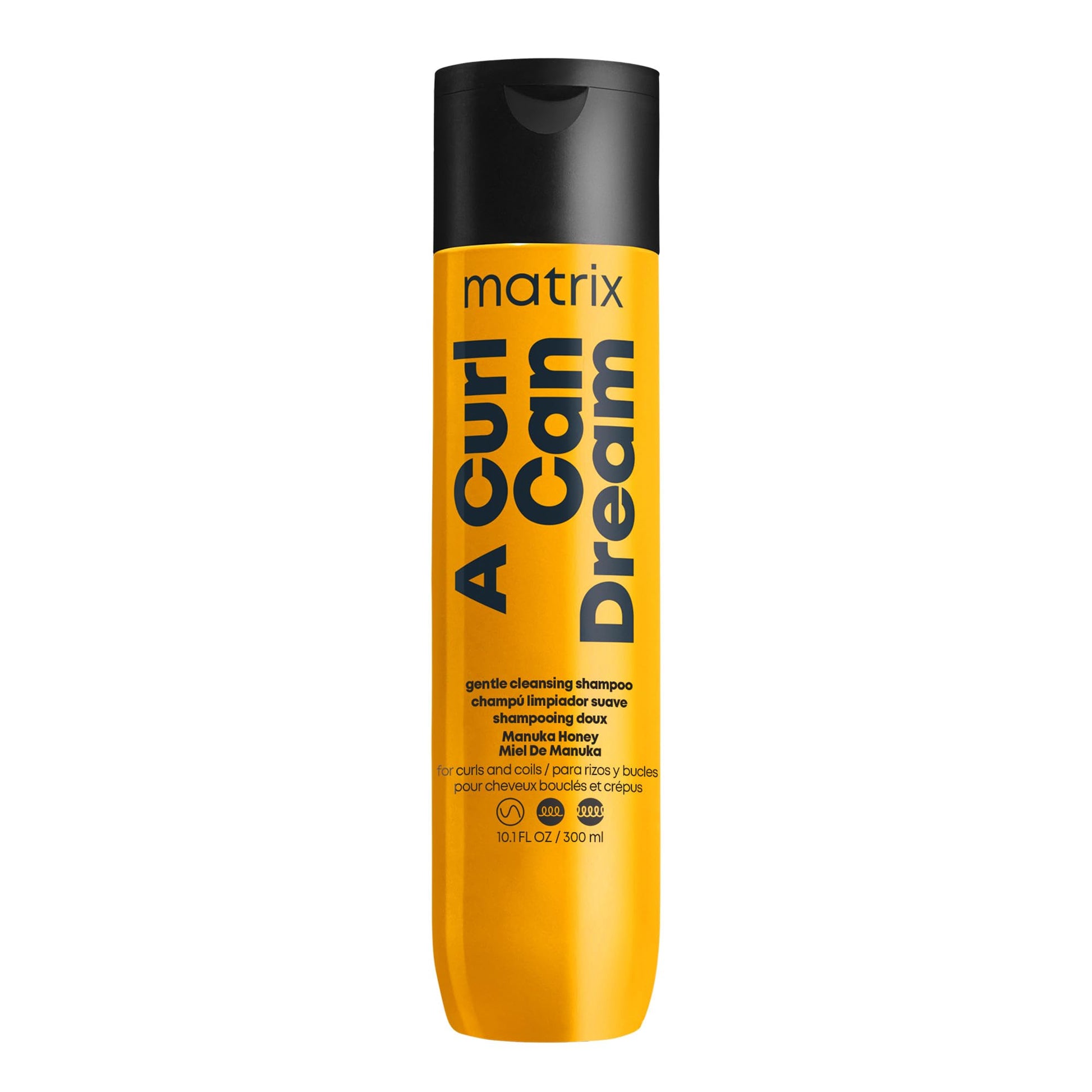 Dark Goldenrod Matrix A Curl Can Dream Deep Cleansing Shampoo | Clarifying| Preserves Curl Pattern, Removes Build Up | For Curly & Coily Hair | Silicone & Paraben Free | With Manuka Honey Extract | 10.1 Fl. Oz.
