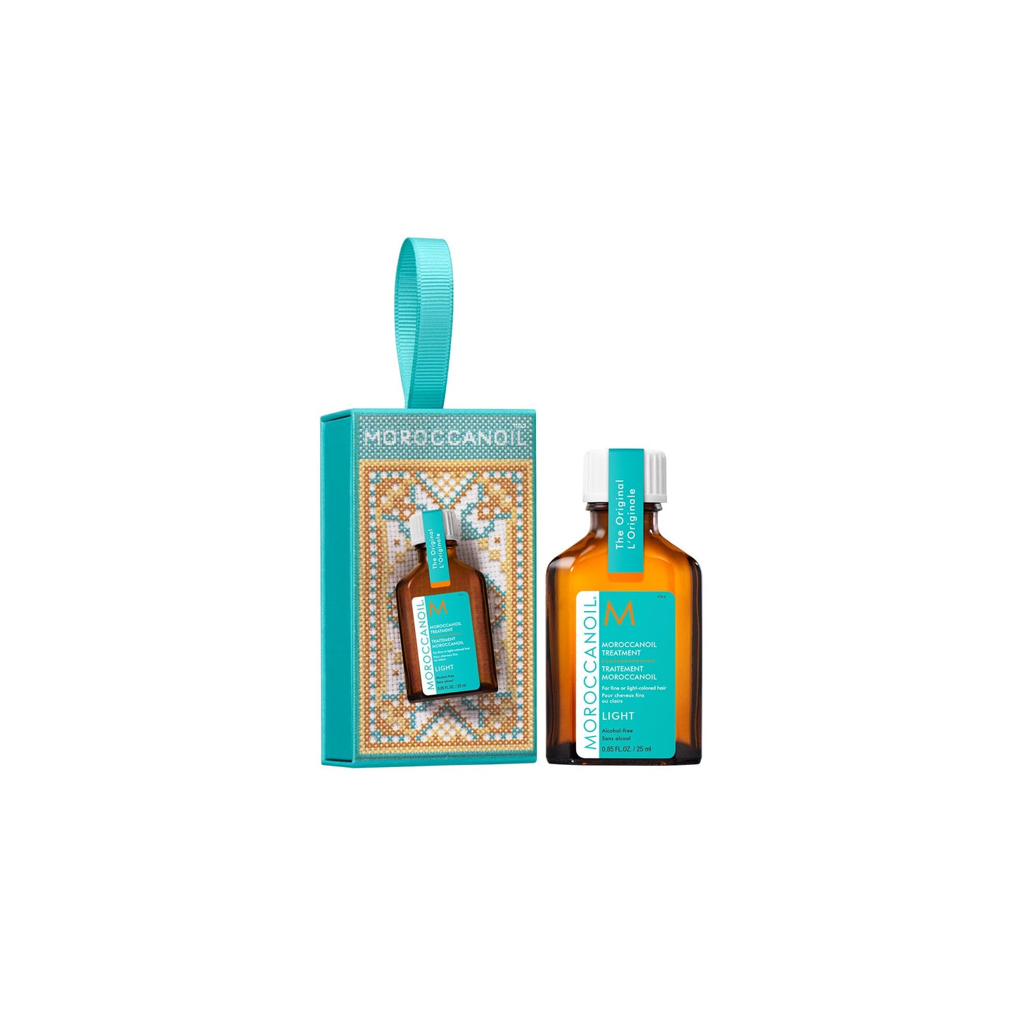 White Smoke Moroccanoil Treatment Light Hair Oil Holiday Ornament