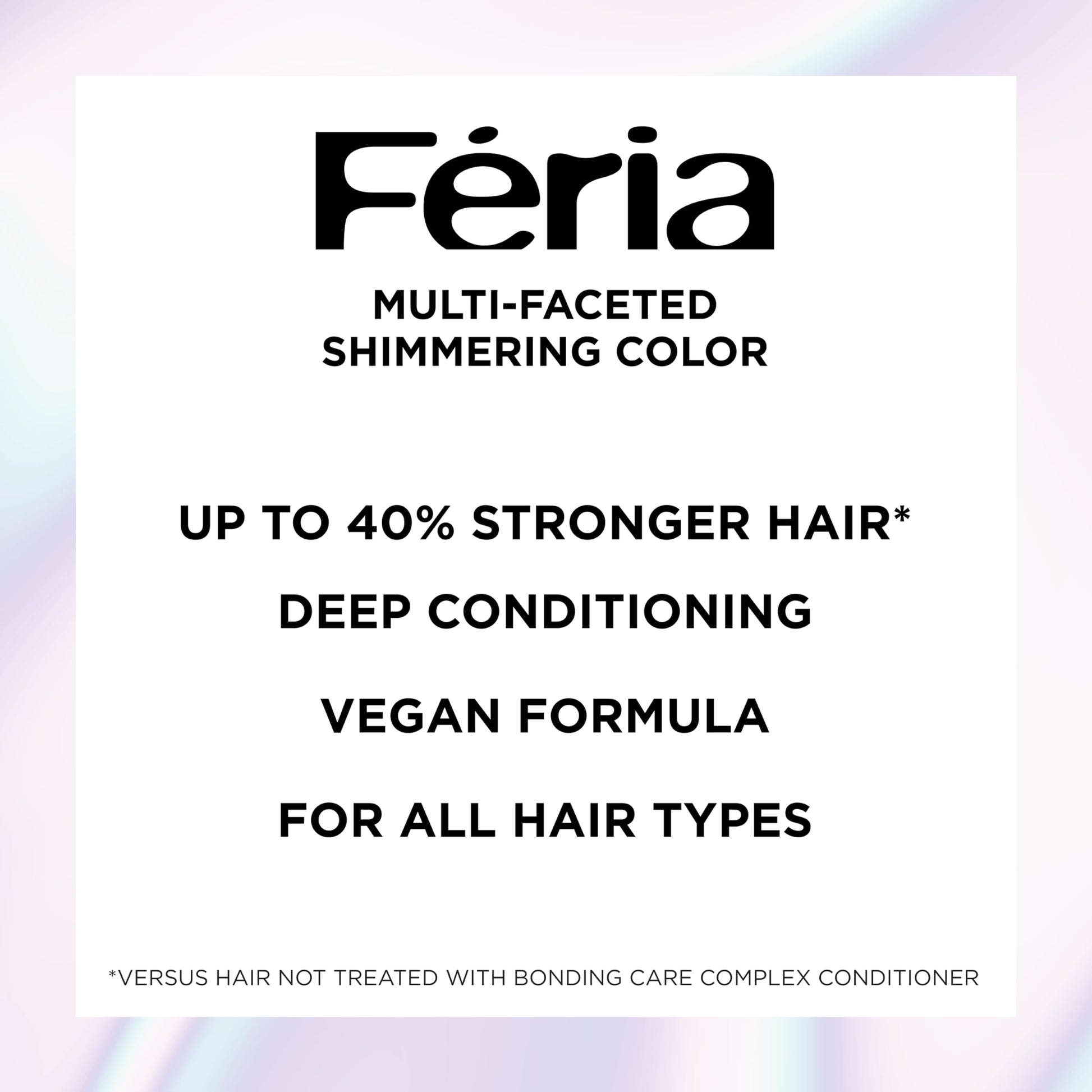 White Smoke L’Oreal Paris Feria Midnight Bold Multi-Faceted Permanent Hair Dye, One-Step Hair Color Kit for Dark Hair, No Bleach Required, Violet Eclipse