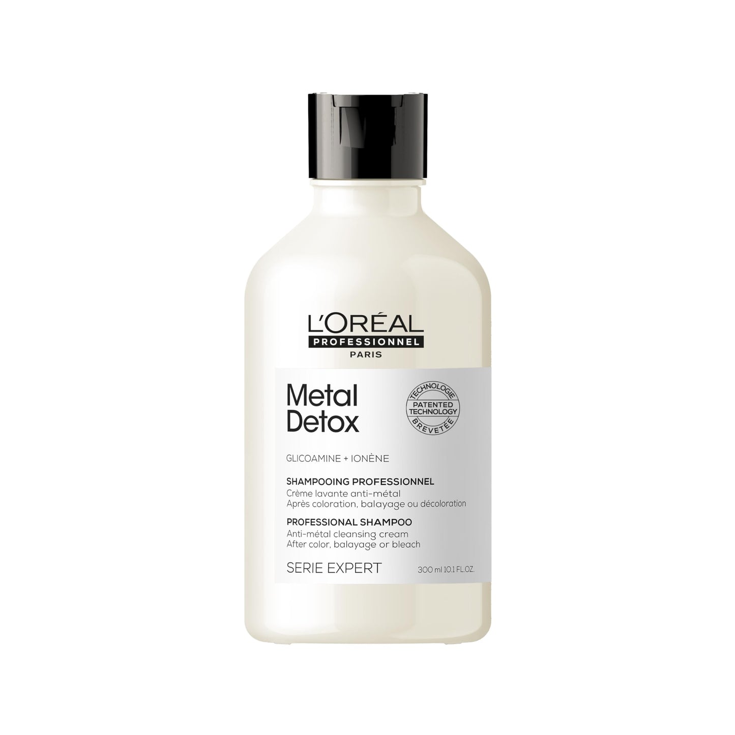 White Smoke L'Oréal Professionnel Paris Metal Detox Shampoo - Hard Water Chelating Shampoo For Damaged Hair, Removes Metal Build Up and Protects Color & Shine, Paraben & Sulfate-Free