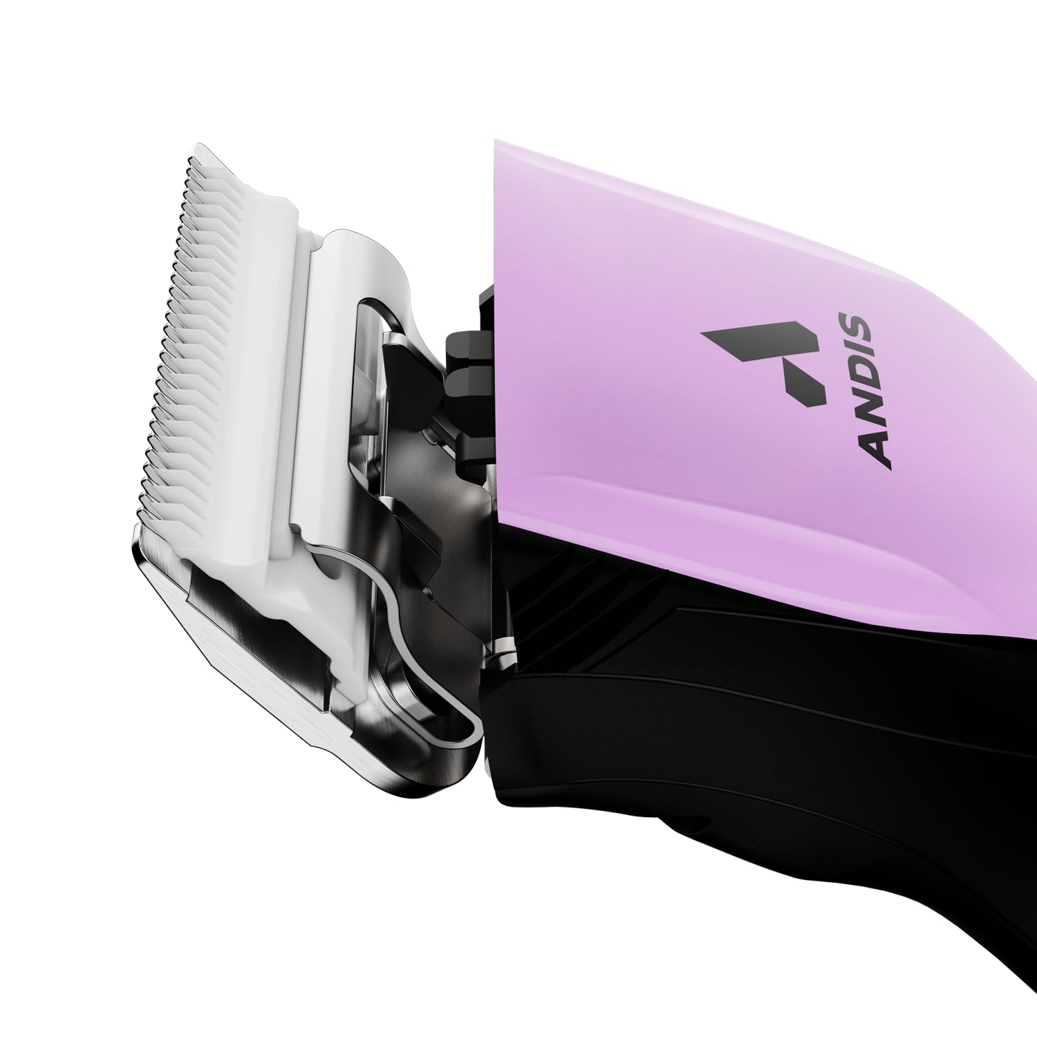 White Smoke Andis 561458 Pulse Zr II Gabriel Feitosa Edition 5-Speed Detachable Blade Clipper, Cordless Animal/Dog Grooming, Removable Lithium Ion Battery, LED Charge Light, Wild Colorway