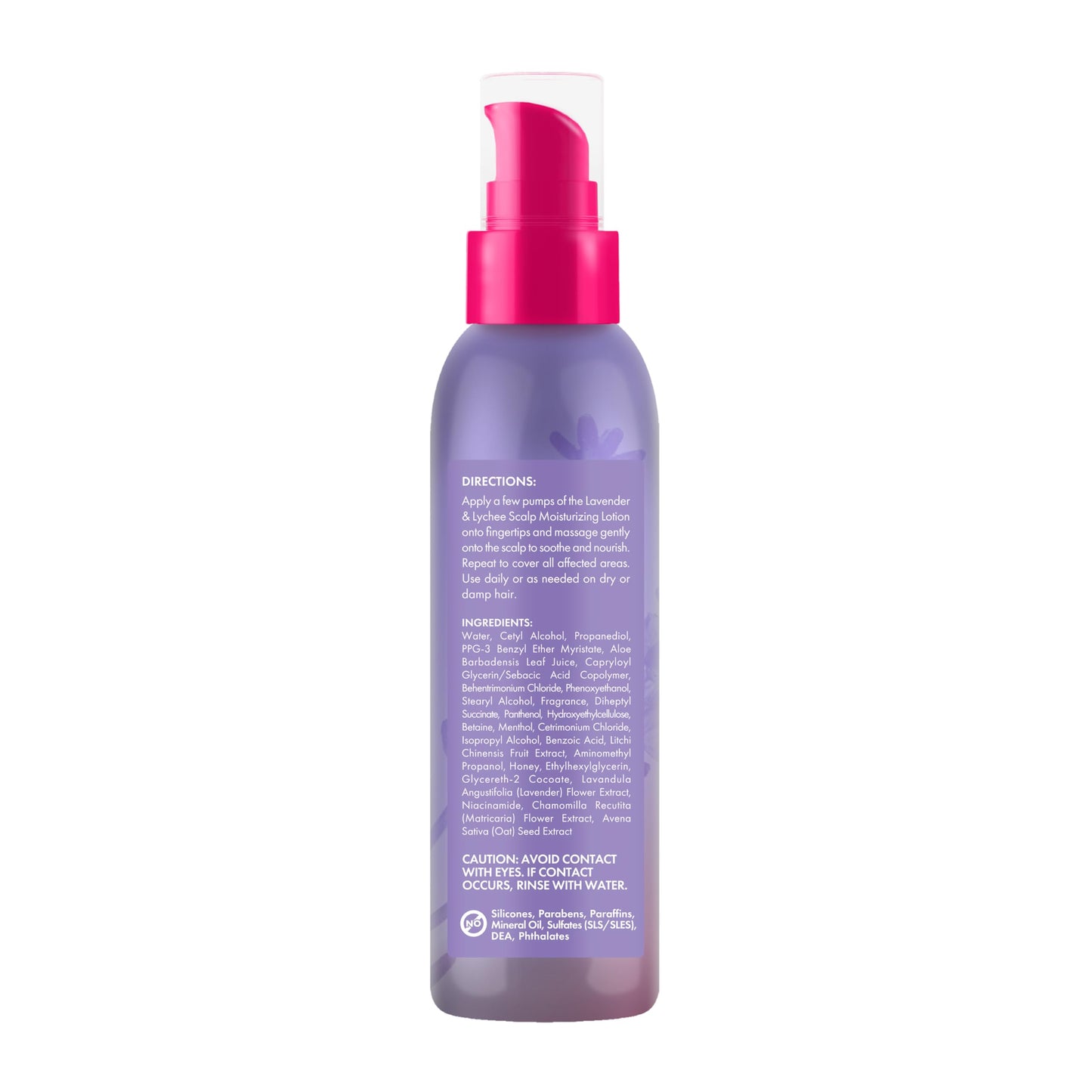 Dark Gray Mielle Organics Lavender & Lychee Scalp Moisturizing Lotion, Leave-In Treatment for Dry Itchy Scalp, Lightweight Scalp Moisturizer with Niacinamide Aloe Menthol, Protective Styles, 4 fl oz