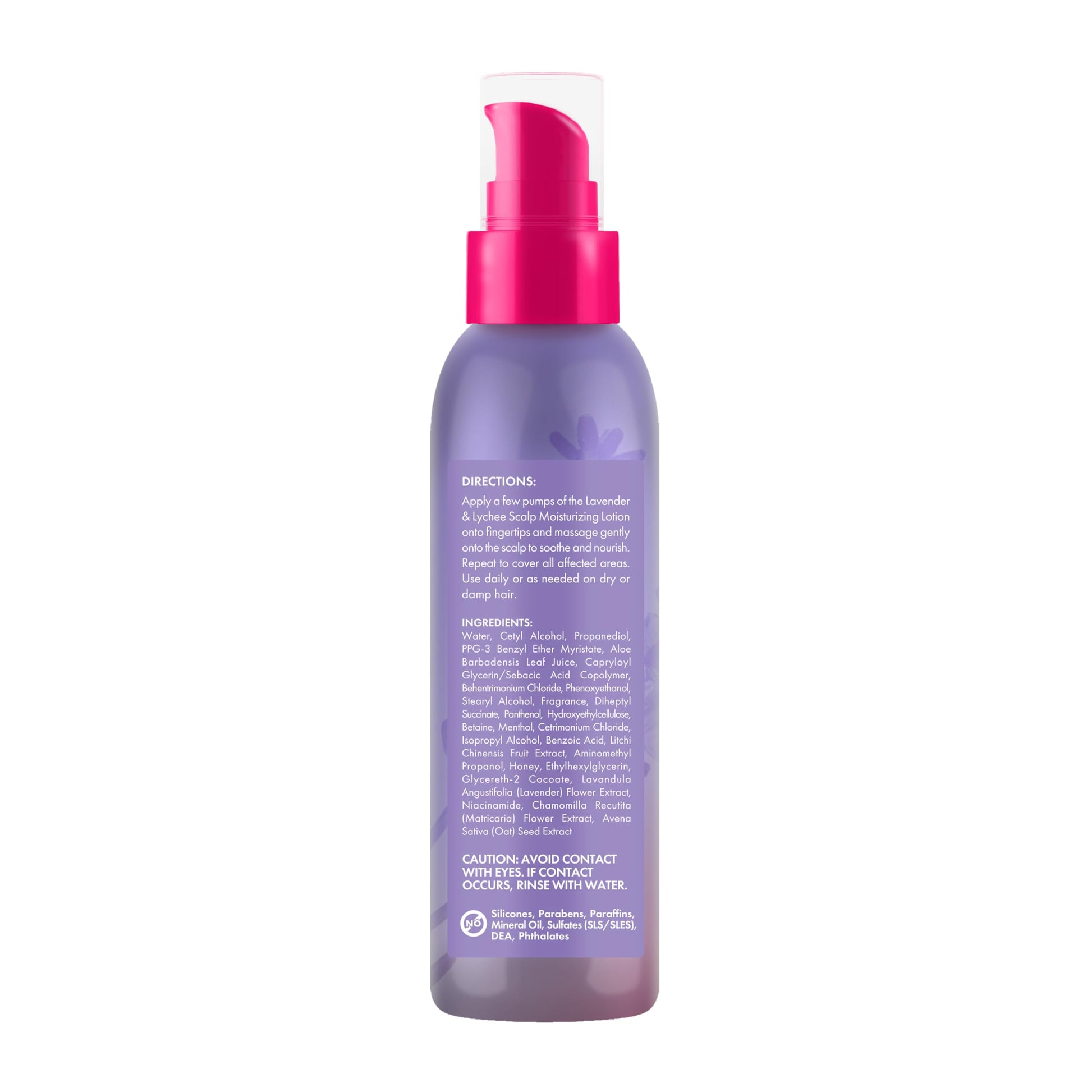 Dark Gray Mielle Organics Lavender & Lychee Scalp Moisturizing Lotion, Leave-In Treatment for Dry Itchy Scalp, Lightweight Scalp Moisturizer with Niacinamide Aloe Menthol, Protective Styles, 4 fl oz
