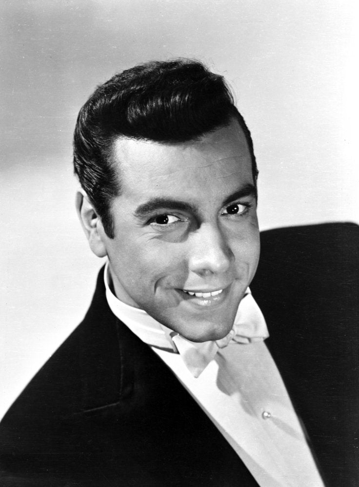 Black Mario Lanza smiling in Classic Photo Print (8 x 10)