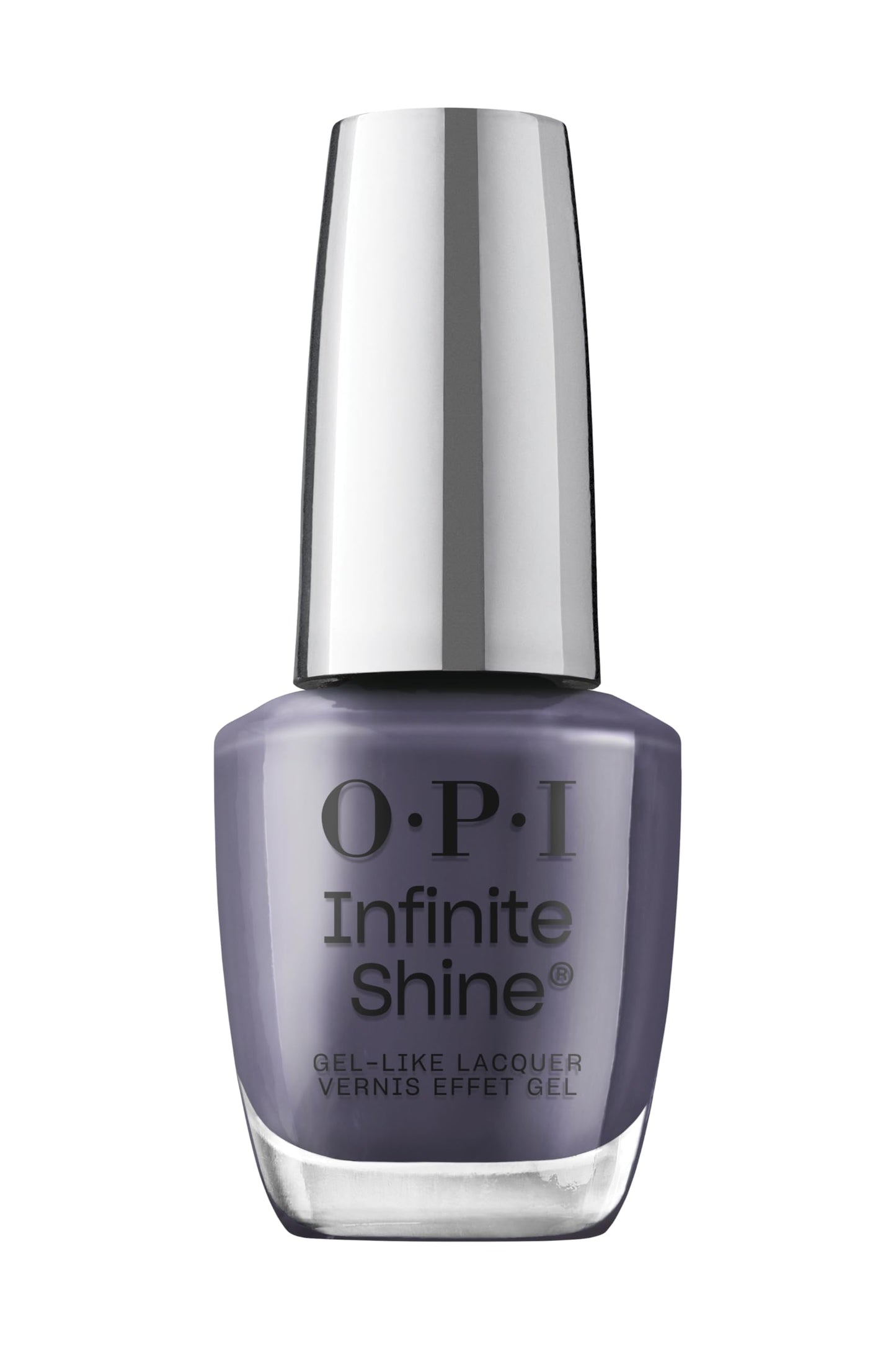 White Smoke OPI Infinite Shine Less is Norse | Opaque Dark Blue Crème Long Wear Gel Like Nail Polish | Vegan, Long Lasting, Streak Free