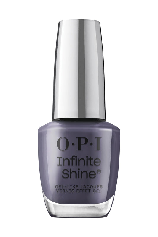 White Smoke OPI Infinite Shine Less is Norse | Opaque Dark Blue Crème Long Wear Gel Like Nail Polish | Vegan, Long Lasting, Streak Free