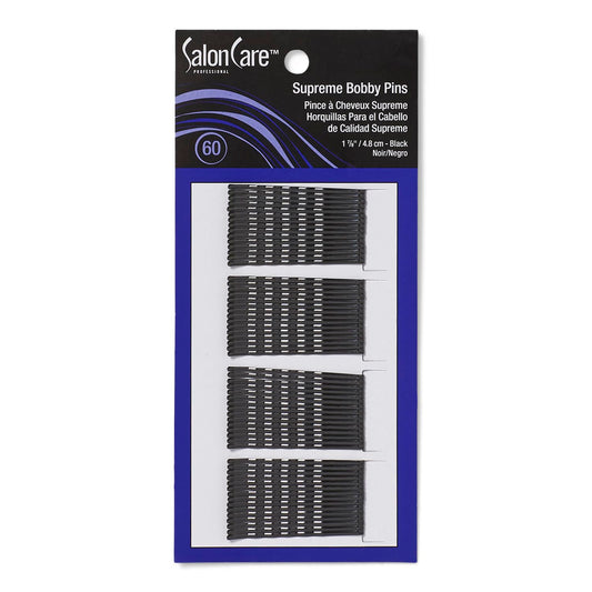Dim Gray Salon Care Professional Supreme Black Bobby Pins 60 Count