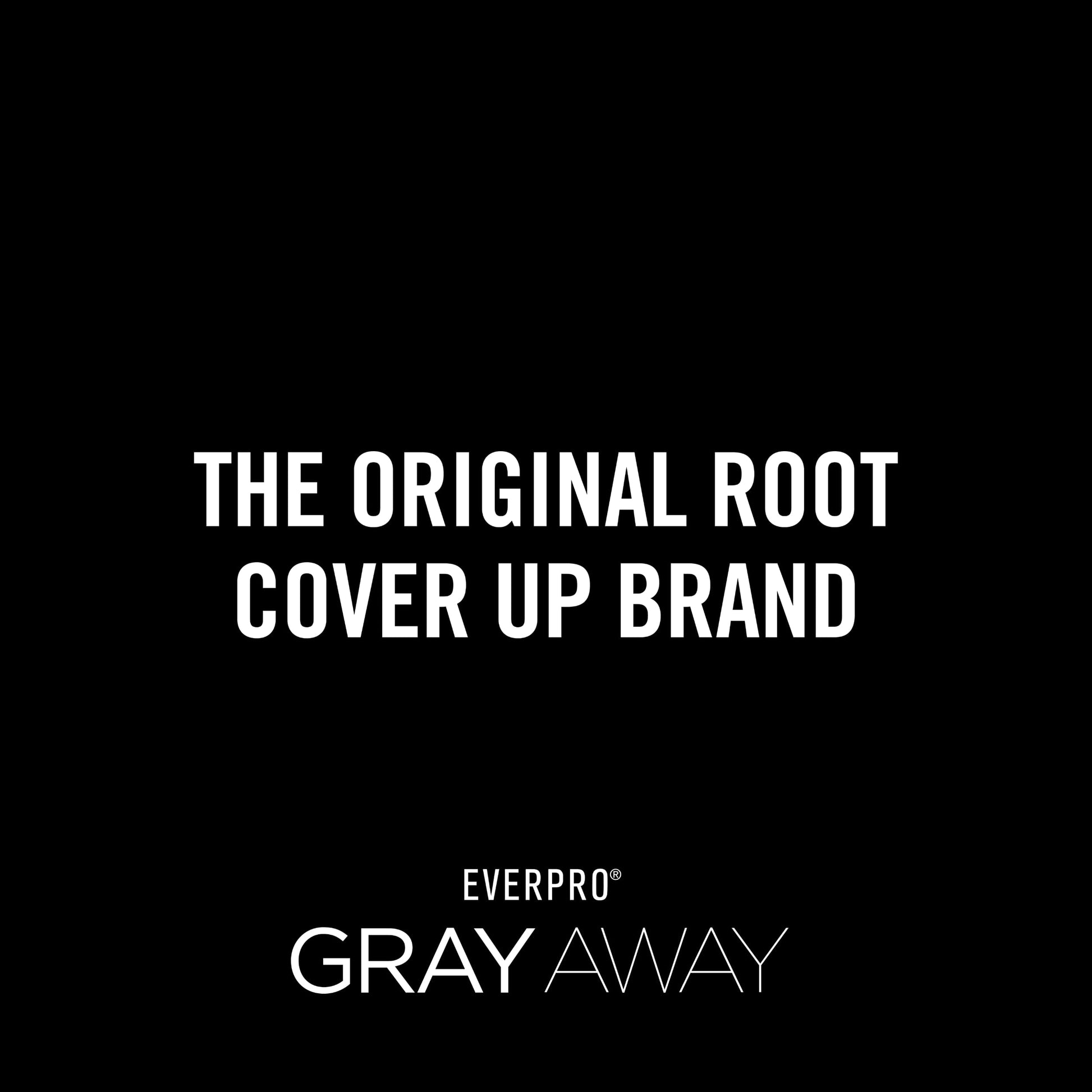 Black EVERPRO Gray Away Men’s Instant Root Cover Up Spray | Temporary Gray Concealer Hair Color Spray | Covers Grays + Thinning Areas | Medium Brown, 2.5 oz