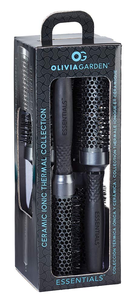 Dark Slate Gray Olivia Garden ESSENTIALS Thermal 4-pc box deal: OGE-BT55, OGE-BT45, OGE-BT35, OGE-BT25 + box