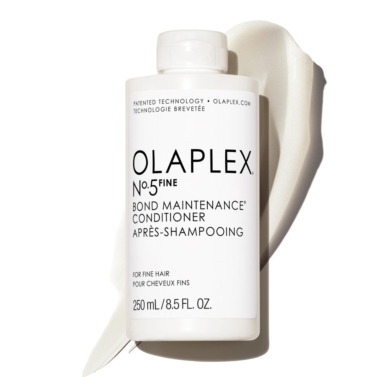 White Smoke Olaplex Nº.5FINE Bond Maintenance™ Lightweight Volumizing Conditioner: Repairs Damage & Defend Against Future Breakage | For Coily, Curly, Straight, and Wavy, 250 mL / 8.5 Fl. Oz.
