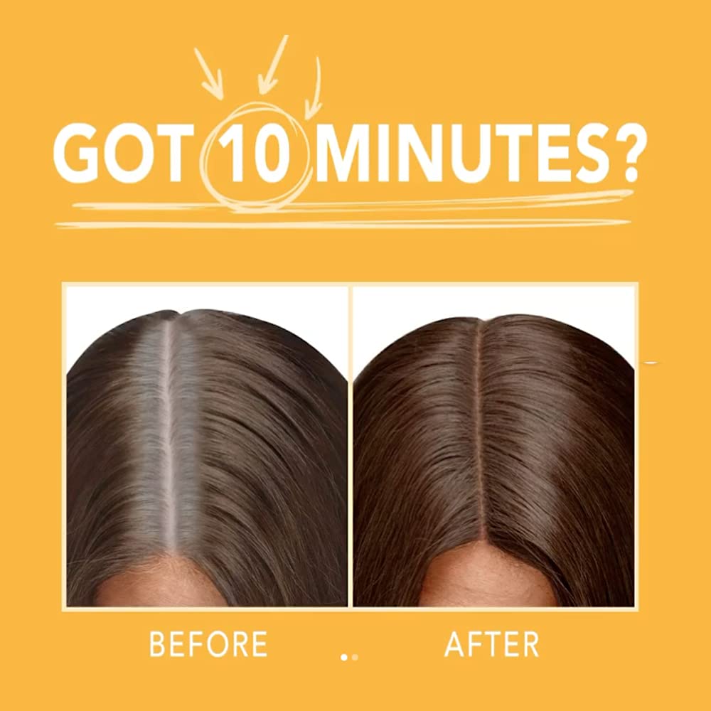 Sandy Brown One 'N Only Fast 10 Permanent Hair Color Kit - Hair Dye for Women with Argan Oil to Maintain Moisture Balance - Advanced Micro-Pigments for Natural Tones (4N Medium Brown)