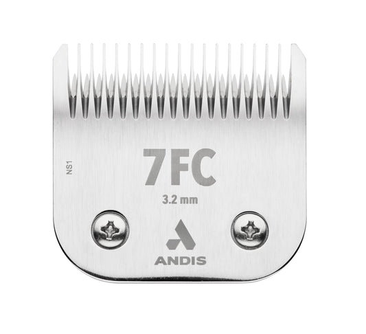 Lavender Andis 72605 Ceramicedge Detachable Carbon Infused Steel Pet Clipper Blade, Size-7FC, 1/8-Inch Cut Length, Stainless Steel