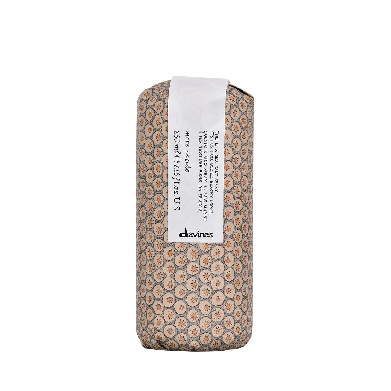 Rosy Brown Davines This Is A Sea Salt Spray, Light Hold Beachy Waves & Texture - Adds Gritty Texture & Volume for Tousled Looks - Matte Finish, 8.45 Fl Oz