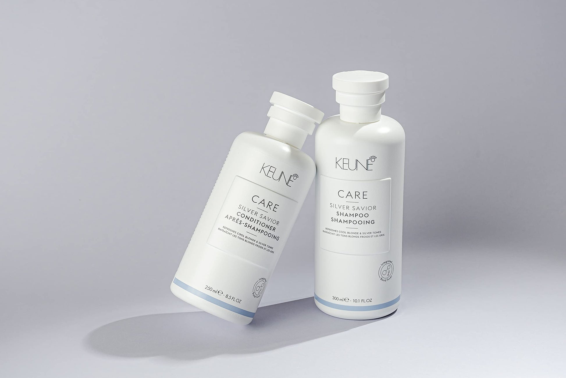 Gray KEUNE Care Silver Savior Shampoo, Toning & Brightening Cleanser for Blonde & Grey Hair, 10.1 Fl Oz