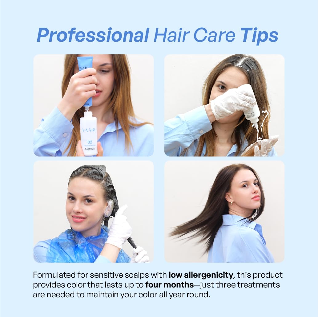 White Smoke Professional Salon Grade Hair Dye,New Plant Extract Hair Coloring Cream,100% Gray Coverage Hair Dye | Hypoallergenic | Anti-Fading,At-Home Permanent Hair Color Kits (6N Golden Hour Linen)