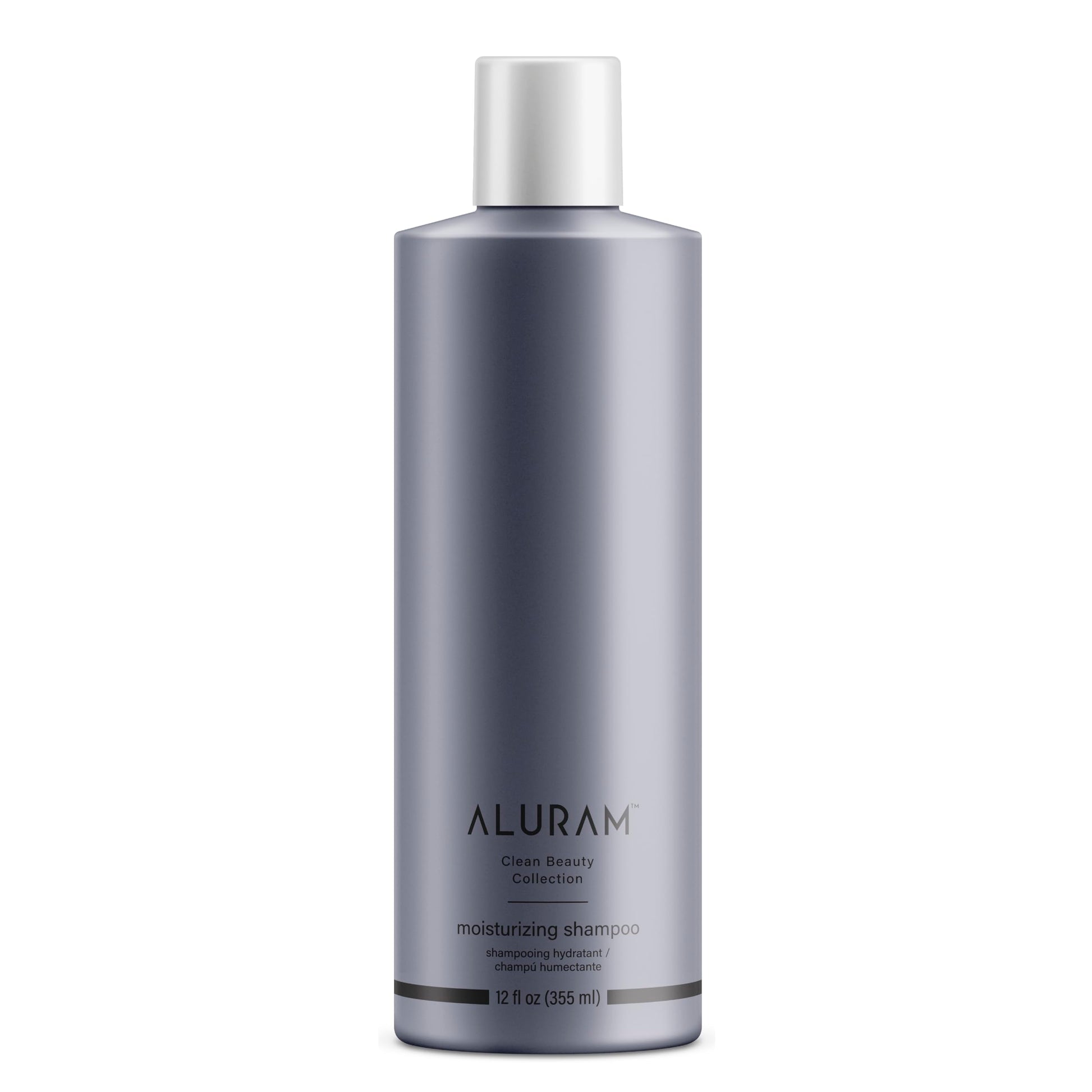 White Smoke ALURAM Coconut Water Moisturizing Shampoo for Men and Women, Clean Hydration and Shine for Medium to Coarse Textured Hair, 12 Fl Oz