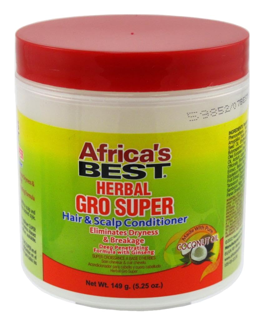 White Smoke Africas Best Gro Herbal Super 5.25 Ounce Jar (155ml) (Pack of 2)