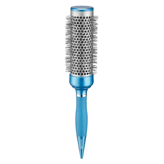 White Smoke BaBylissPRO Nano Titanium 1.73" Extra-Long Thermal Round Hair Brush – Blowouts, Smooth Finish, Frizz Control, All Hair Types