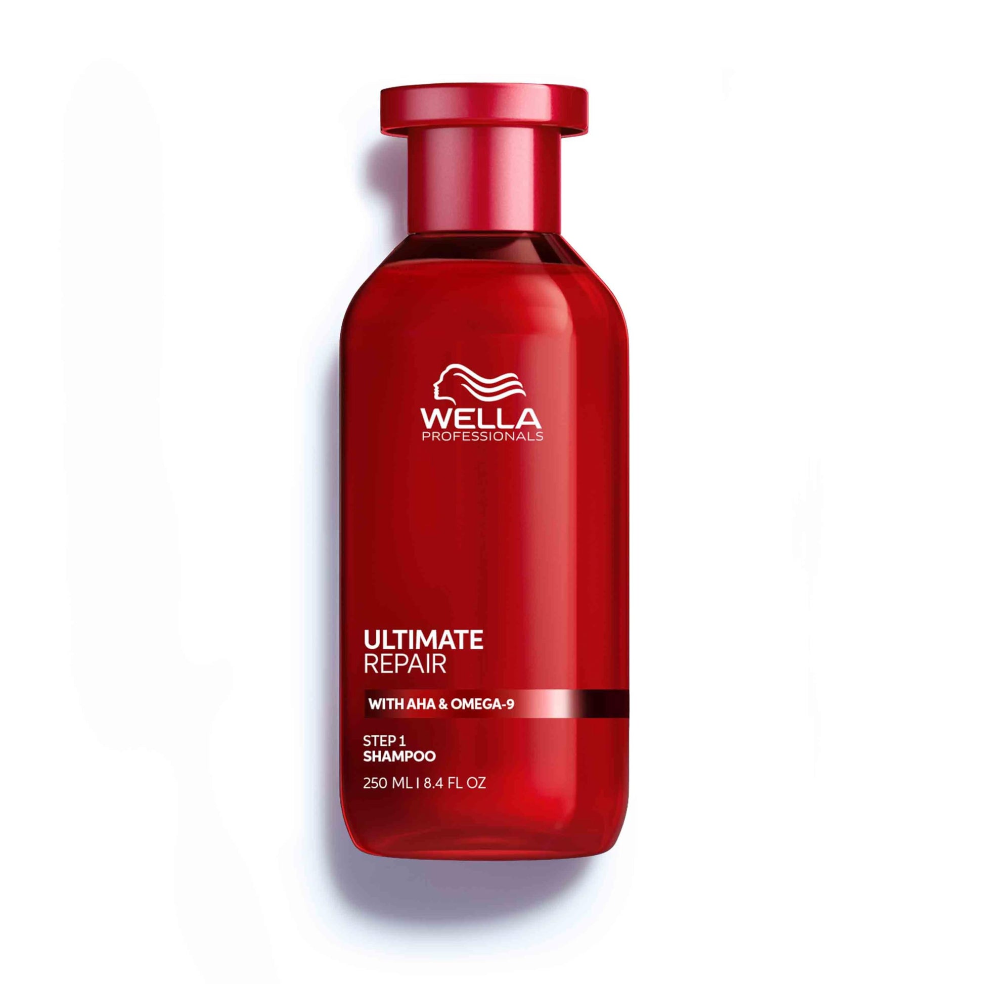 Dark Red Wella Professionals ULTIMATE REPAIR Shampoo for Damaged Hair | Replenishes and Repairs | 8.4 Fl Oz - Packaging May Vary