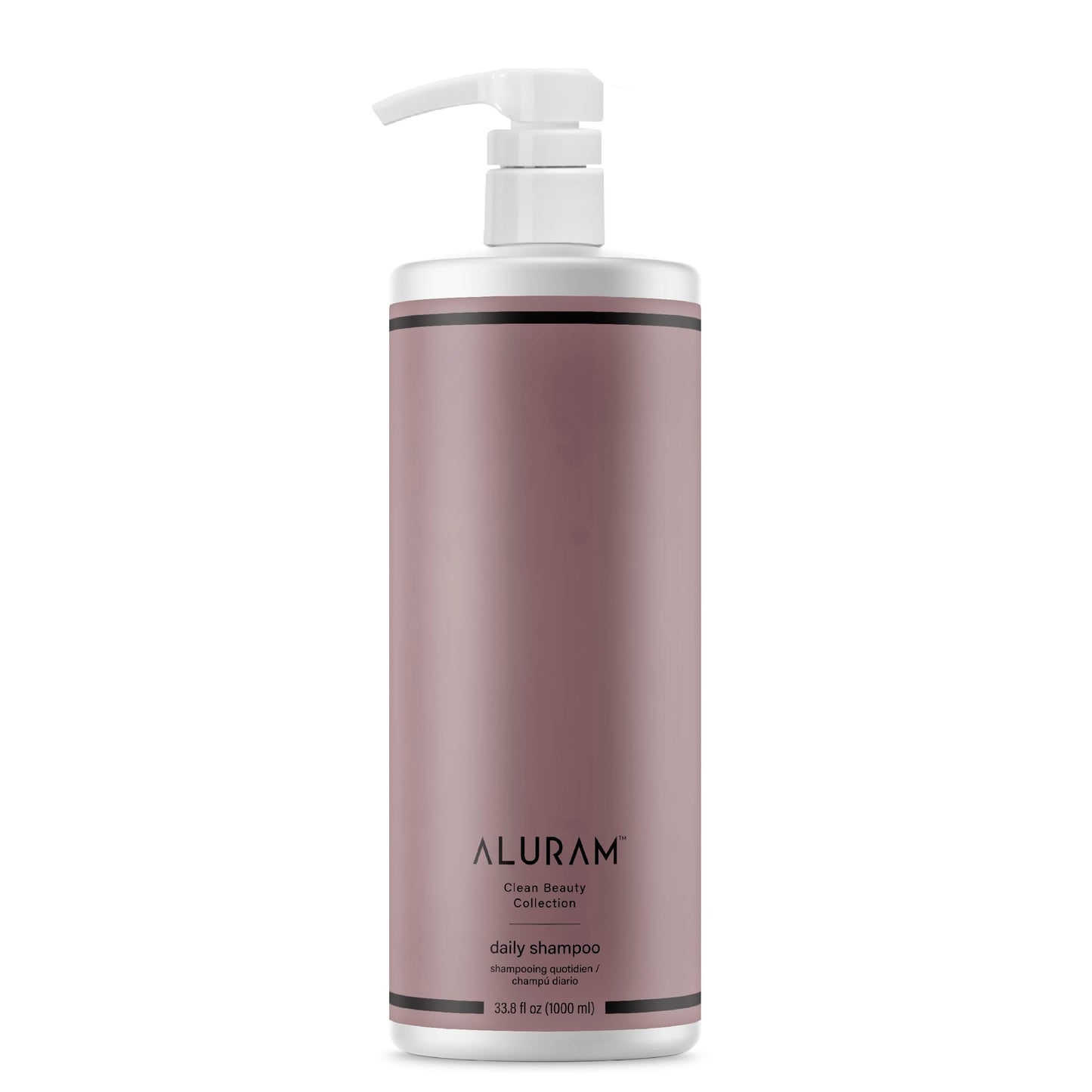 White Smoke ALURAM Coconut Water Daily Shampoo for Men and Women, Detoxifying Hydration and Volume for All Hair Types, 33.8 Fl Oz