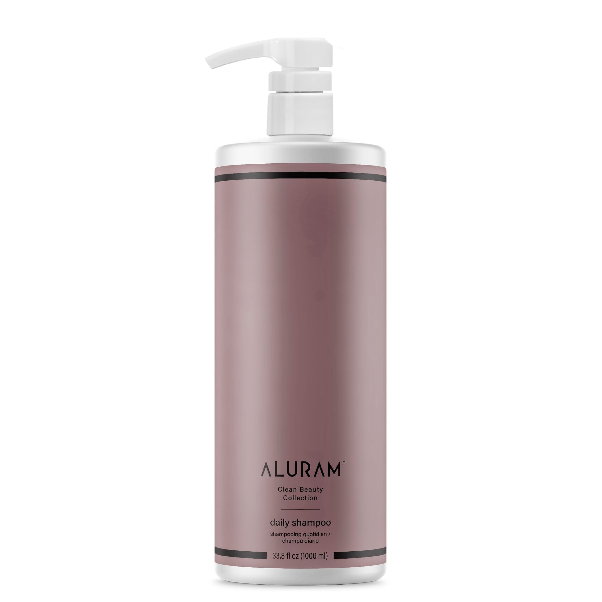 White Smoke ALURAM Coconut Water Daily Shampoo for Men and Women, Detoxifying Hydration and Volume for All Hair Types, 33.8 Fl Oz