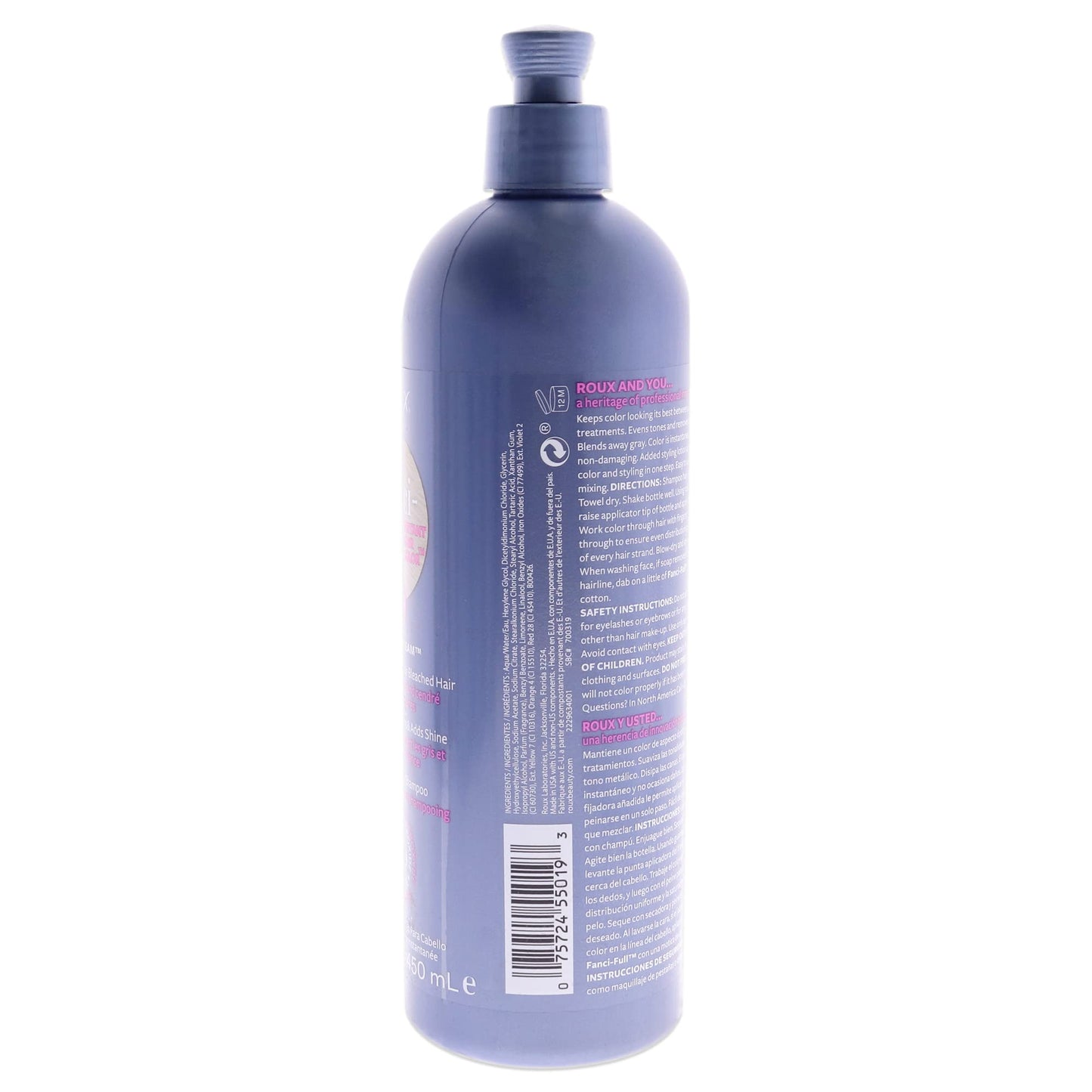White Smoke Roux Fanci-Full Rinse Instant Hair Color - 19 Sweet Cream Hair Color Unisex 15.2 oz