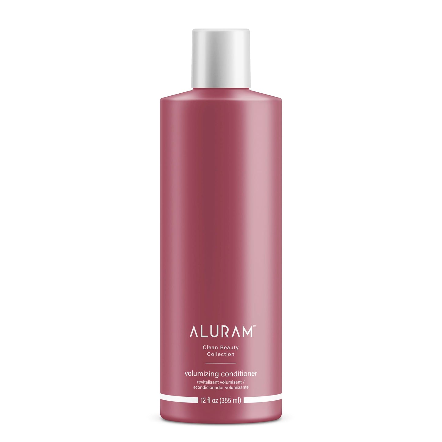 Maroon ALURAM Volumizing Conditioner, Weightless Moisture for Volume & Fullness for All Hair Types, 12 Fl Oz