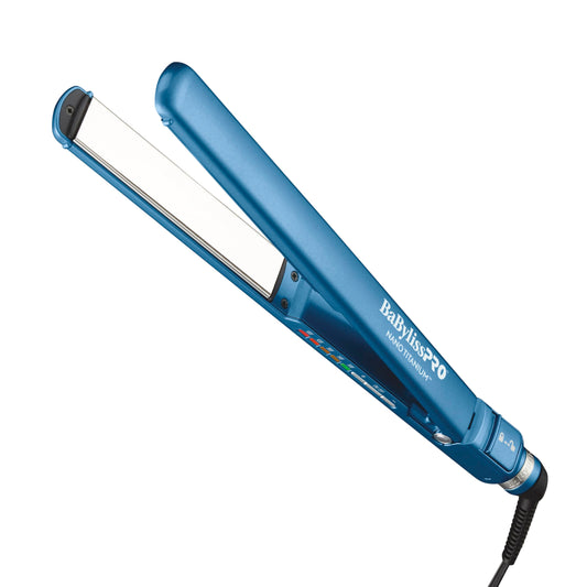 White Smoke BaBylissPRO Flat Iron Hair Straightener, 1 Inch Digital Nano Titanium, Hair Styling Tools & Appliances, BNT4172T