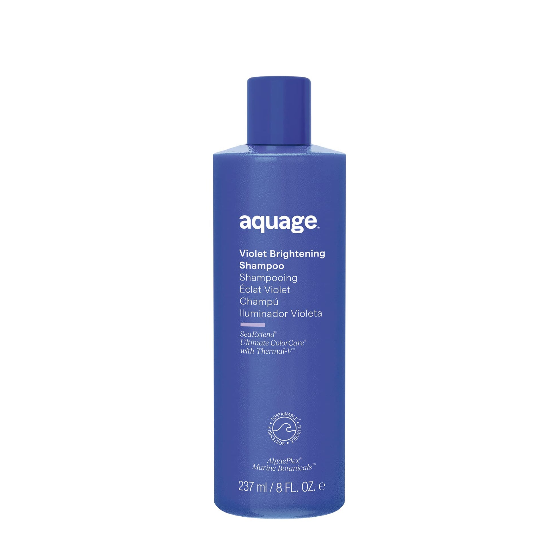 Dark Slate Blue Aquage Violet Brightening Shampoo 8 Fl Oz