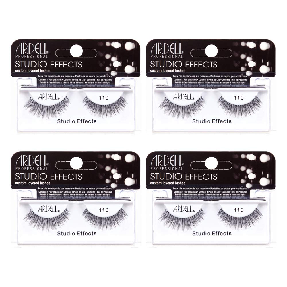 White Smoke Ardell Studio Effects 110 Black, 4 Pack