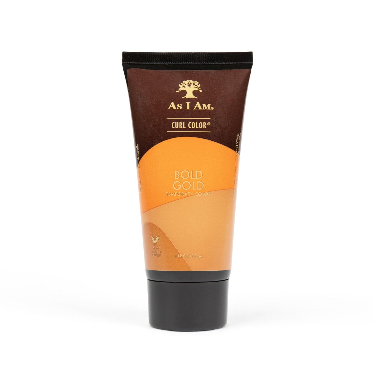 White Smoke As I Am Curl Color - Bold Gold - 3 ounce - Color & Curling Gel - Temporary Color - Medium Hold - Vegan & Cruelty Free, Jaune