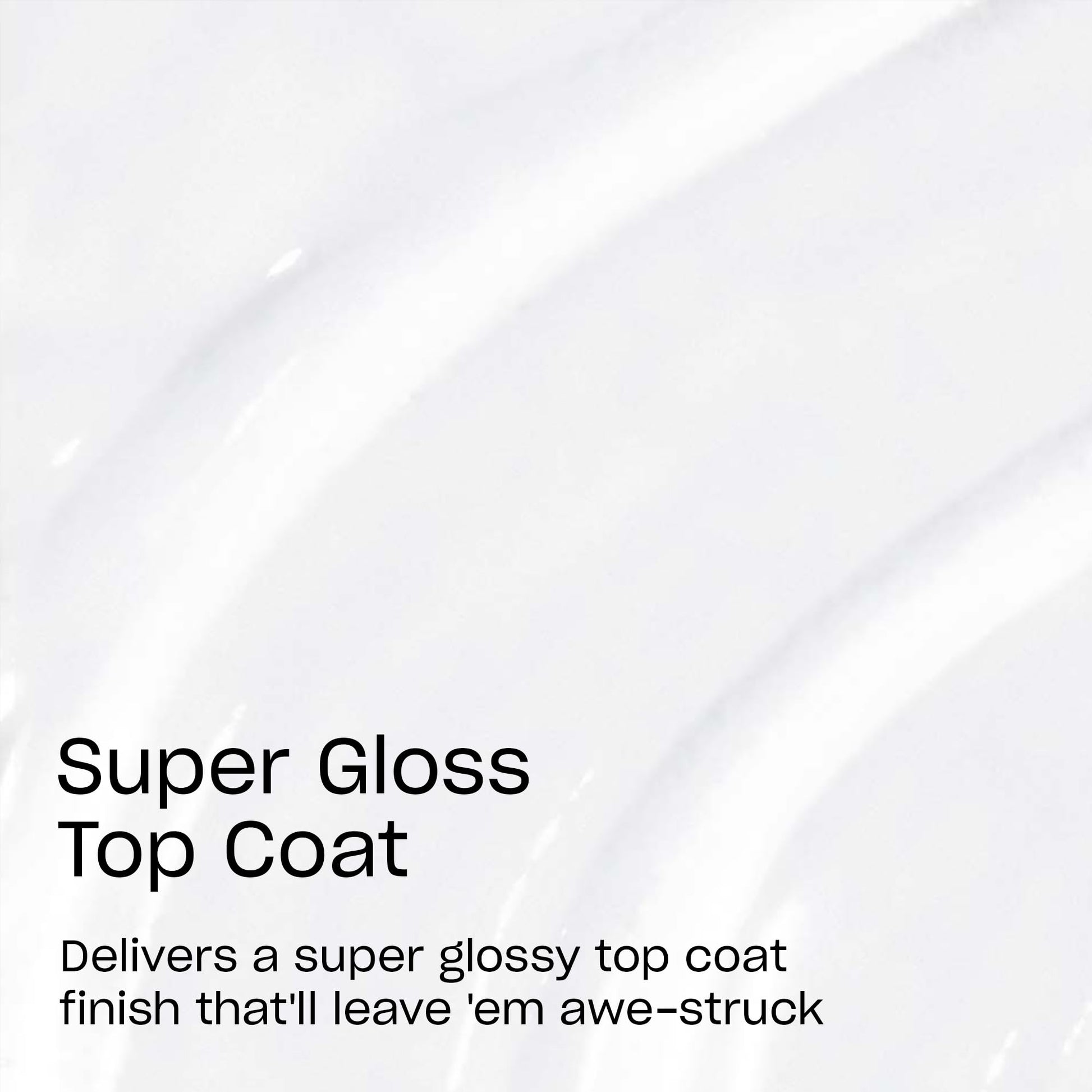 White Smoke OPI GelColor Super Gloss Top Coat | LED Cure Gel Nail Polish with High Shine Finish | Protects Color, Scratch-Resistant & Prevents Chipping | 0.5 Fl Oz
