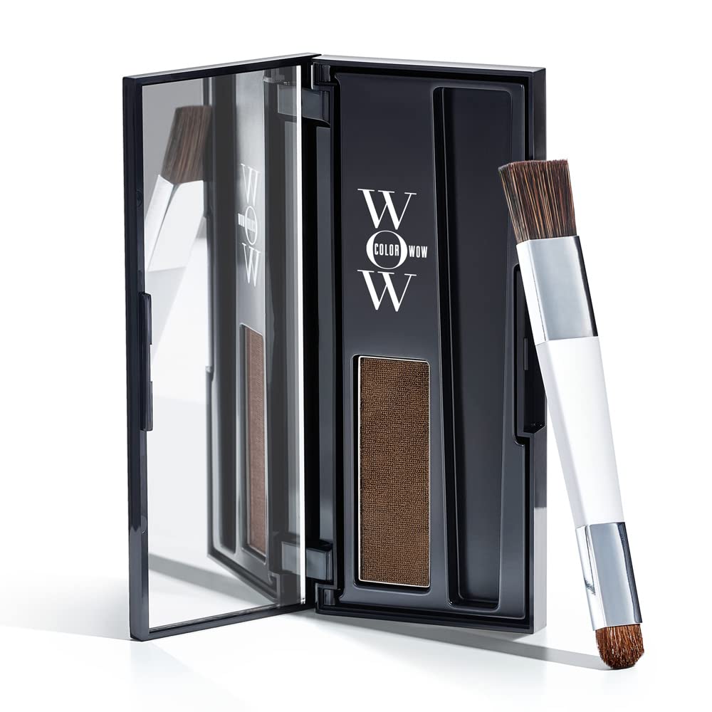 White Smoke COLOR WOW Root Cover Up, Medium Brown – Instant Grey Coverage and Temporary Touch-Up, Water and Sweat Resistant, No mess Award-Winning Formula