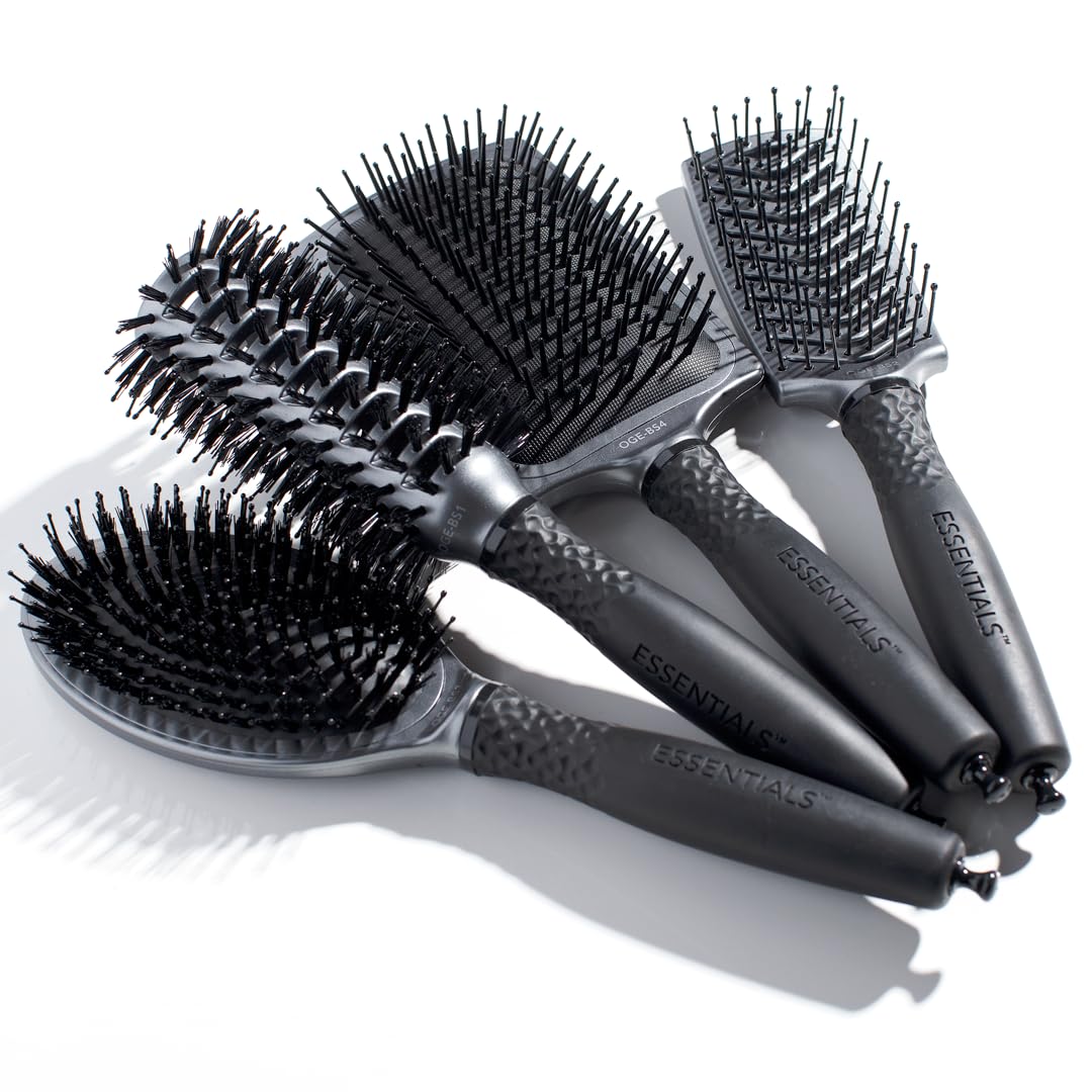 White Smoke Olivia Garden ESSENTIALS Styling Large Paddle brush
