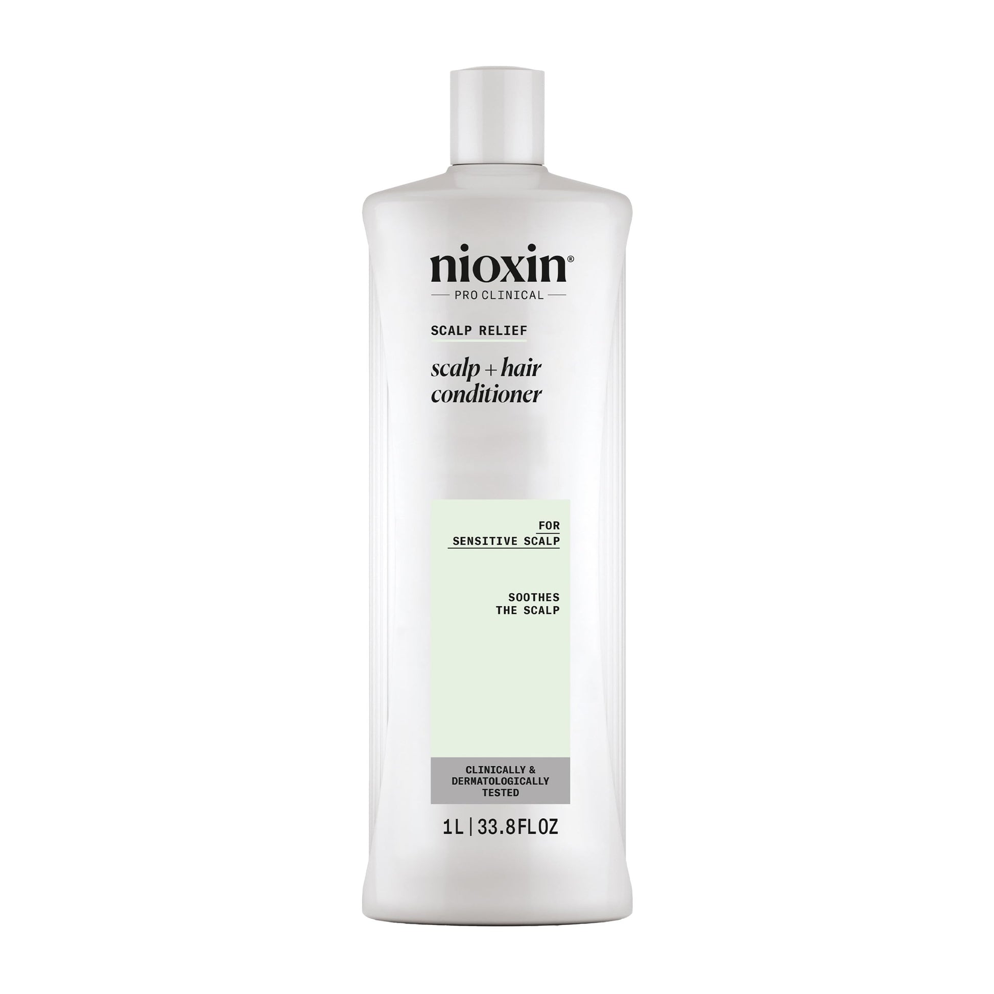 White Smoke Nioxin Scalp Relief Hair Conditioner | For Sensitive Scalp | Made with Aloe Vera and Vitamin E | 33.8 Fl oz.