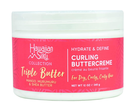 Lavender Hawaiian Silky Collection | TRIPLE BUTTER | Hydrate & Define Curling Buttercreme 12 oz