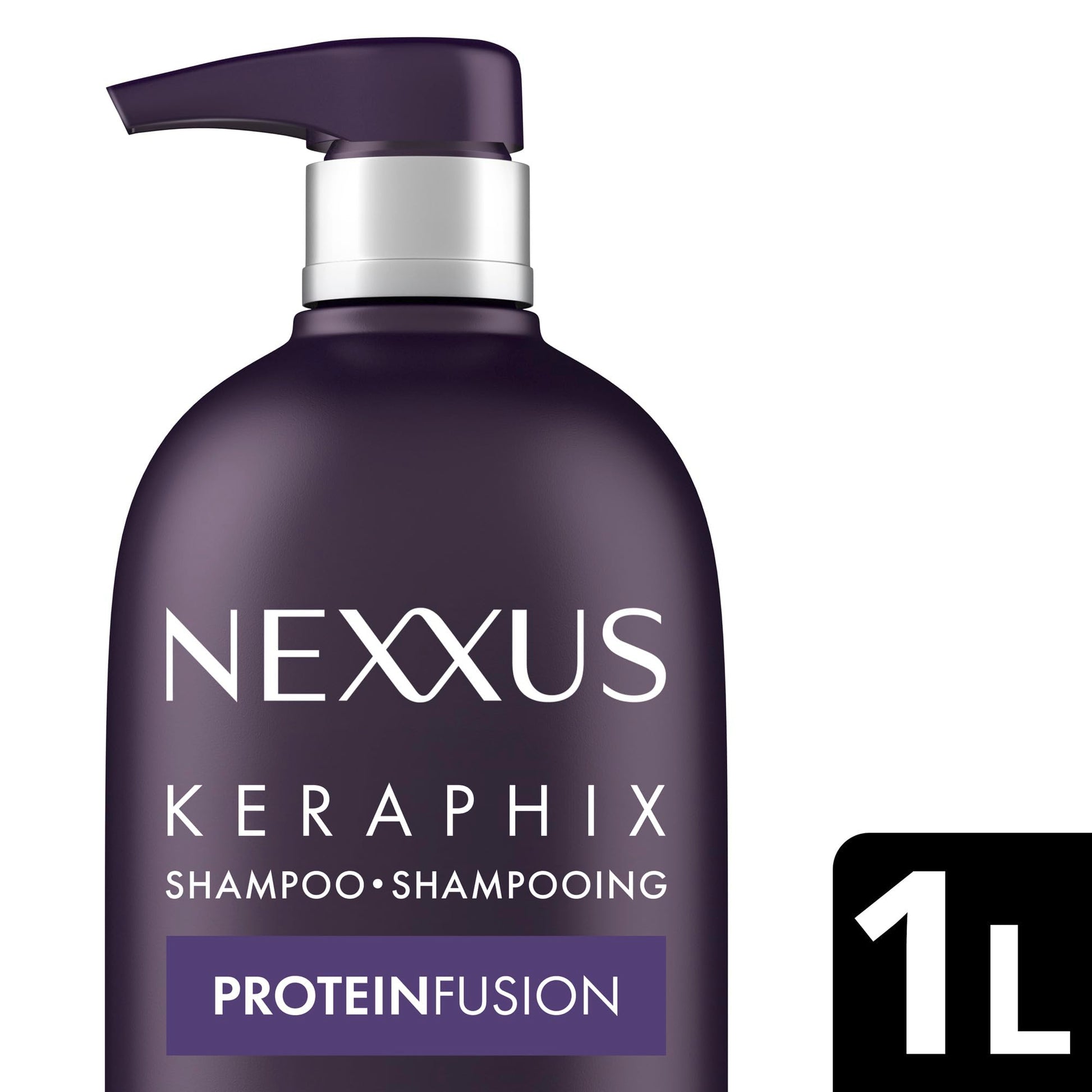 White Smoke Nexxus KERAPHIX Shampoo for Damage Repair for Damaged Hair Powered by KRT Keratin Resistance Therapy with Liquid Crystal Amino Acids 33.8 Fl oz