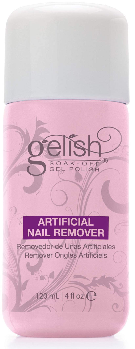 Light Gray NEW Gelish Soak Off Gel Nail Polish Remover & Cleanser Bottles 120mL (4 fl oz)